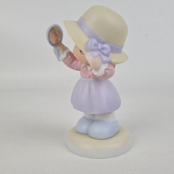 Precious Moments 730238 I'm A Reflection Of Your Love Girl Porcelain Figurine - Picture 3 of 6